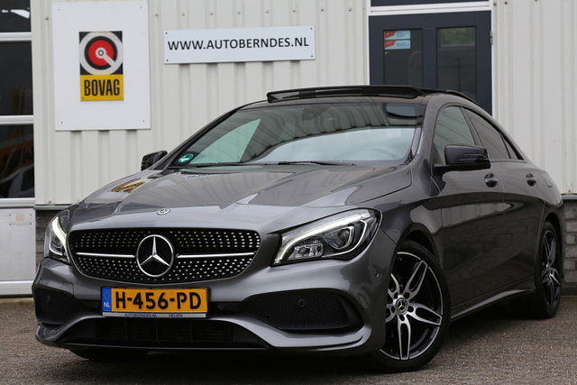 Mercedes-Benz CLA - 200 d AMG Aut.*Perfect Onderh.*Euro 6*Pano/Night/Sfeer/LED/Camera/Stoelverw./Half Leder/Climate-Control/Cruise-Control/Parkeersens.V+A/18 inch LM*