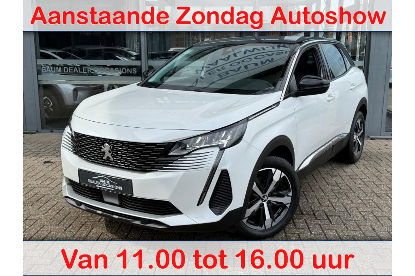Peugeot 3008 1.2 PURETECH ALLUREPACK AUTOMAAT 130PK AIRCO NAVI PDC-CAMERA.