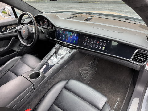 Porsche Panamera 4.8 Turbo | Facelift! | Origineel Nederlands | 520 PK! | Luchtvering | Apple Carplay | Android Auto | 20" Lichtmetaal | Leder | 360° Camera | Bose | Memory Stoelen |
