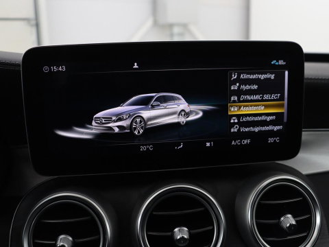 Mercedes-Benz C-Klasse Estate 300 e AMG Limited Edition | SOH 84.9% | Virtual | Trekhaak | 360 Camera | Navi | Carplay | Sportstoelen | Climate Control | Cruise Control | Elec. Kofferklep