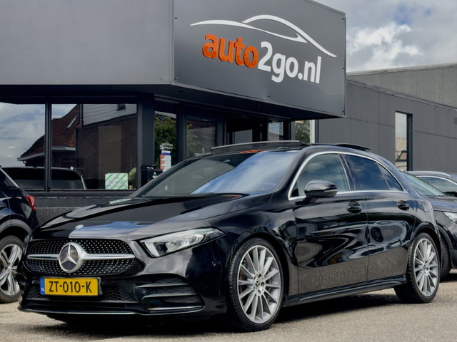 Mercedes-Benz A-Klasse - 200 AUT7 AMG-STYLING PREMIUM PLUS PANODAK LEDER 19 INCH-LMV NAVI CAMERA DIGI-DASH APPLE-CARPLAY LED PDC