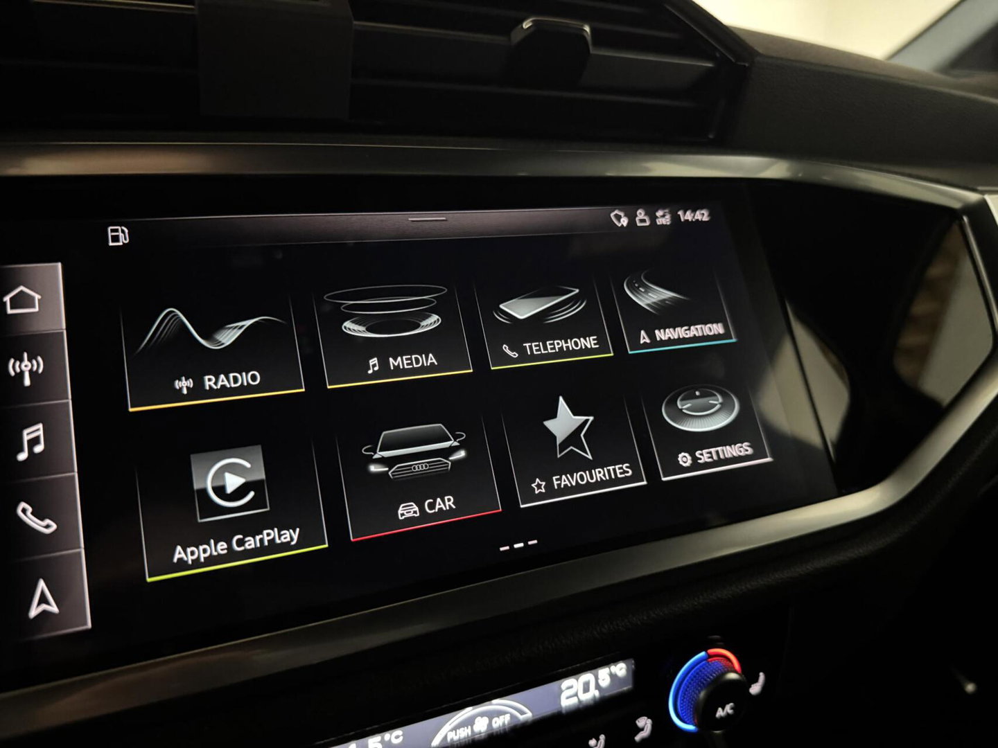Audi Q3 35 TFSI S-Line Black Edition Pano B&O Leer Camera ACC