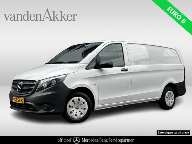 Mercedes-Benz Vito - 110 CDI L2 Lang RWD // € 399,- p/mnd // Airco // Achterklep // 12 mnd Garantie // 2.000kg // Bank // Radio // CV // Betimmering // Wieldoppen