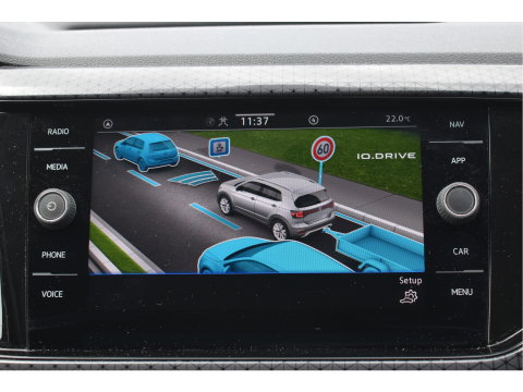Volkswagen T-Cross 1.0 TSI Style | Trekhaak | Carplay | Nav | DAB | Adapt.Cruise Control | Full LED | Zeer netjes