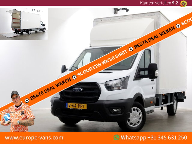 Ford Transit - 350 2.0 TDCI 130pk RWD Trend Bakwagen met laadklep 02-2024