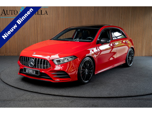 Mercedes-Benz A-Klasse - 250 AMG Pano Carbon Leder Widescreen Navi Camera Climate Ambient Cruise PTS LM velgen