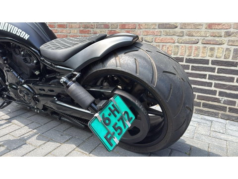 Harley Davidson VRSCF V Rod Muscle 300 Band Airride Akrapovic Full Blackout  Night Rod Custom