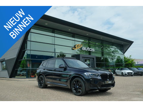 BMW X3 xDrive30e 292pk M-sport High Exe. Panoramadak Laser lampen 360 camera Black edition Sportstoelen leder
