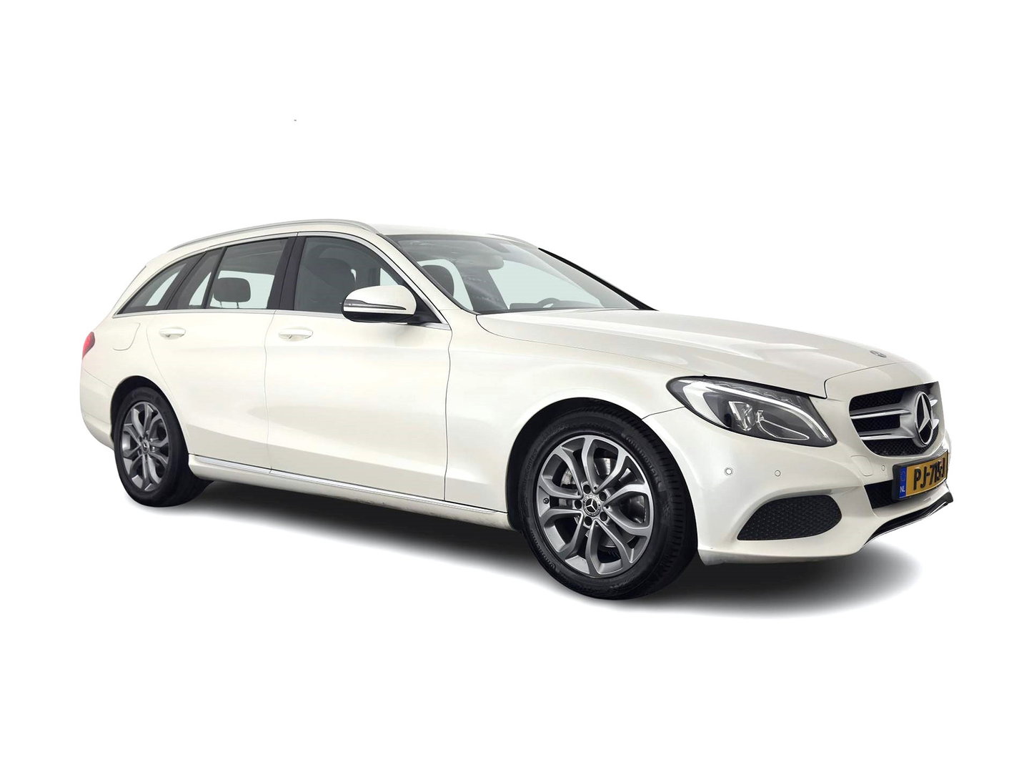 Mercedes-Benz C-Klasse Estate 200 CDI Business Solution Aut. *FULL-LED | LEATHER-FABRIC | FULL-LED | NAVI-FULLMAP | CAMERA | HEATED-SPORTSEATS | SHIFTPADDLES | CRUISE | KEYLESS | TOWBAR | 17''ALU*