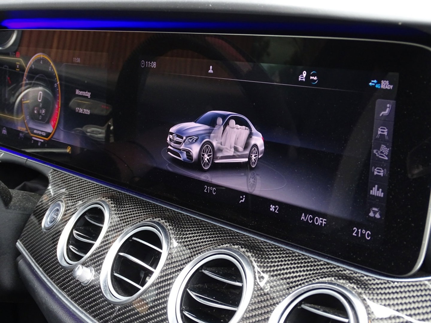 Mercedes-Benz E-Klasse 63S AMG 613PK V8 4-Matic / Burmester 4D / Carbon / AMG Ceramic b