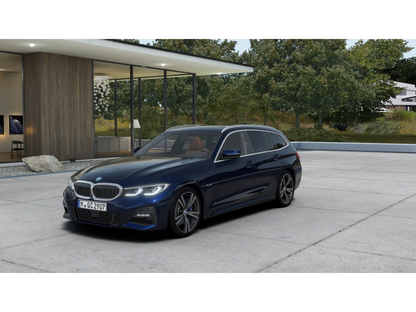 BMW 3 Serie touring 330e 292PK M-sport Individual / Laser / 360° / Pano / ACC / Meri
