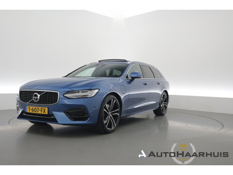 Volvo V90 2.0 T8 AWD R-Design | Pano | Elek. Trekhaak | Memory seats | SOH 77% | Pilot Assist | 20'' | Leder | 360cam