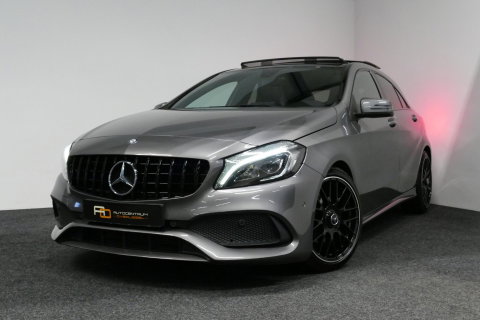 Mercedes-Benz A-Klasse 200 AMG Line / A45 AMG Diffuser / Panamericana Grille / Panoramadak / Carbon interieurdelen / Stoelverwarming / LED High Performance / Cruise Control / 18'' LMV / Agility Control / PDC V+A