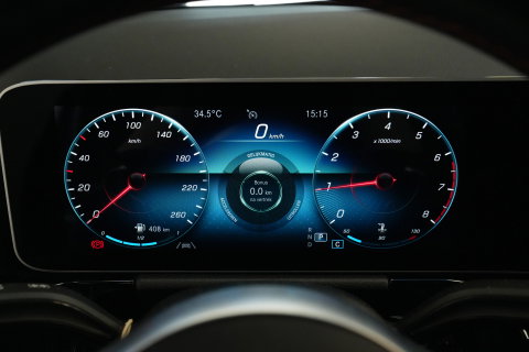 Mercedes-Benz B-Klasse 200 Premium AMG Full-led Navigatie Carbon