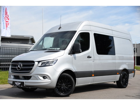 Mercedes-Benz Sprinter 316 2.2 CDI L2H2 DC PB Edition Adaptieve Cruise, Camera, Carplay, LED, 164pk, Stoelverwarming, Trekhaak, Automaat, 10,5'' Mbux, Standkachel, Uniek!