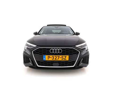 Audi A3 Limousine 30 TFSI S-Line Edition (INCL-BTW) Aut. *PANO | LEATHER-FABRIC | FULL-LED | AMBIENTLIGHT | SPORTSEATS | DIGI-COCKPIT | NAVI-FULLMAP | PRIVACYGLASS | SHIFTPADDLES | DAB+ | CRUISE | KEYLESS | PDC | 18"ALU*