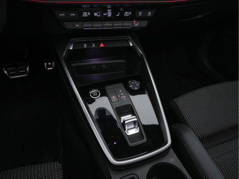 Audi A3 Limousine 30 TFSI S-Line Edition (INCL-BTW) Aut. *PANO | LEATHER-FABRIC | FULL-LED | AMBIENTLIGHT | SPORTSEATS | DIGI-COCKPIT | NAVI-FULLMAP | PRIVACYGLASS | SHIFTPADDLES | DAB+ | CRUISE | KEYLESS | PDC | 18"ALU*