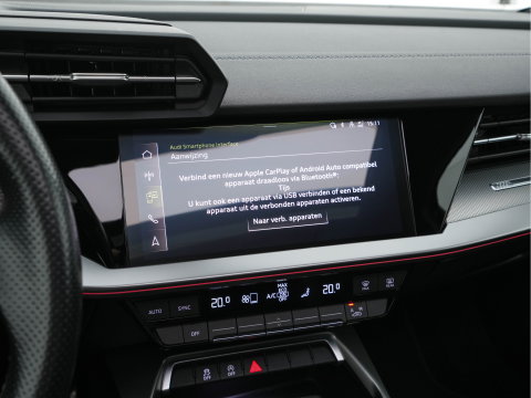 Audi A3 Limousine 30 TFSI S-Line Edition (INCL-BTW) Aut. *PANO | LEATHER-FABRIC | FULL-LED | AMBIENTLIGHT | SPORTSEATS | DIGI-COCKPIT | NAVI-FULLMAP | PRIVACYGLASS | SHIFTPADDLES | DAB+ | CRUISE | KEYLESS | PDC | 18"ALU*