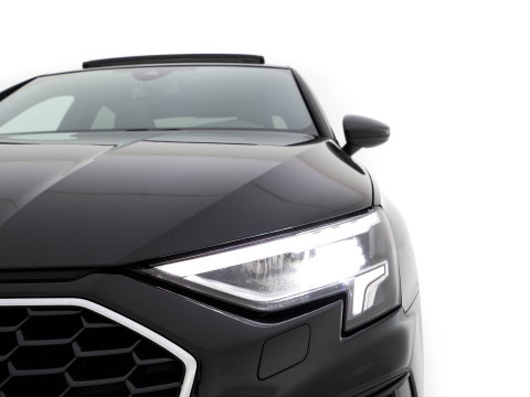 Audi A3 Limousine 30 TFSI S-Line Edition (INCL-BTW) Aut. *PANO | LEATHER-FABRIC | FULL-LED | AMBIENTLIGHT | SPORTSEATS | DIGI-COCKPIT | NAVI-FULLMAP | PRIVACYGLASS | SHIFTPADDLES | DAB+ | CRUISE | KEYLESS | PDC | 18"ALU*