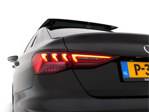Audi A3 Limousine 30 TFSI S-Line Edition (INCL-BTW) Aut. *PANO | LEATHER-FABRIC | FULL-LED | AMBIENTLIGHT | SPORTSEATS | DIGI-COCKPIT | NAVI-FULLMAP | PRIVACYGLASS | SHIFTPADDLES | DAB+ | CRUISE | KEYLESS | PDC | 18"ALU*