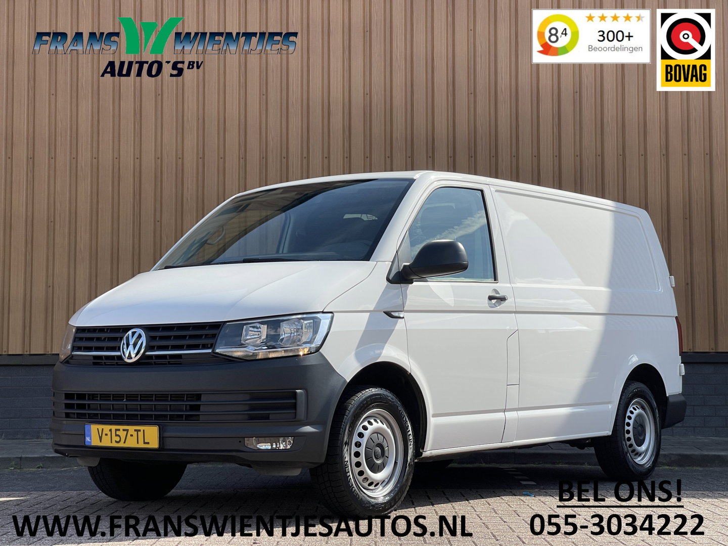 Volkswagen Transporter 2.0 TSI L1H1 | Marge! | Benzine! | Trekhaak | Cruise Control | Parkeersensoren Achter | Voorruitverwarming | Apple Carplay | Android Auto |