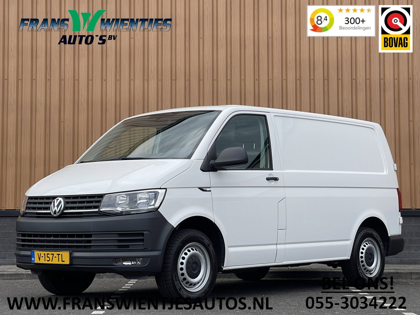 Volkswagen Transporter 2.0 TSI L1H1 | Marge! | Benzine! | Trekhaak | Cruise Control | Parkeersensoren Achter | Voorruitverwarming | Apple Carplay | Android Auto |