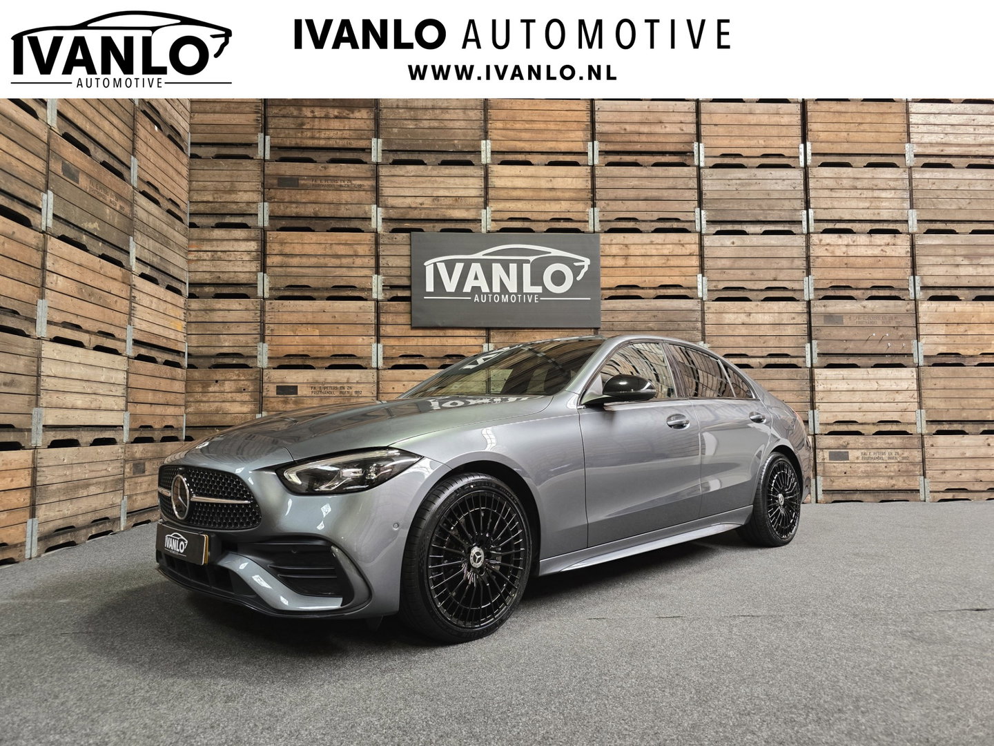 Mercedes-Benz C-Klasse 300 e AMG Line PHEV Leder LED Camera Sfeer Navi Trekhaak LM