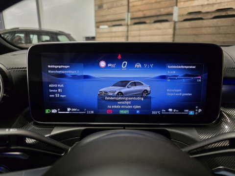 Mercedes-Benz C-Klasse 300 e AMG Line PHEV Leder LED Camera Sfeer Navi Trekhaak LM