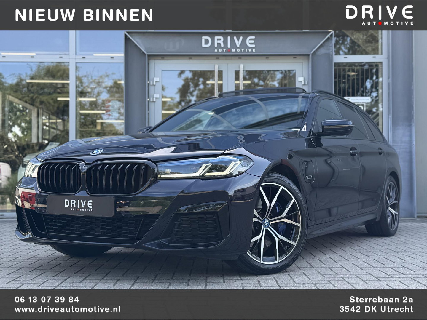 BMW 5 Serie Touring 530e xDrive High Ex. M-Sport |Pano|M-Seats|HUD|Laser|Trekhaak|19"