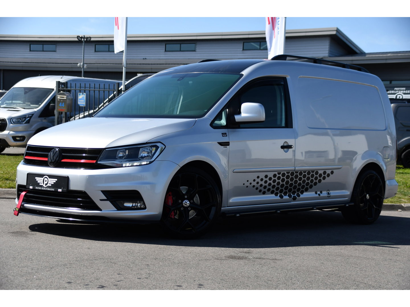 Volkswagen Caddy 2.0 TDI L2H1 BMT Maxi Exclusive PB Edition Cruise, Camera, Carplay, Automaat, 185pk, Alcantara, Sport stoelen, Carbon, Multimedia, Uniek!