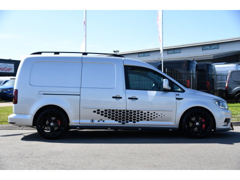 Volkswagen Caddy 2.0 TDI L2H1 BMT Maxi Exclusive PB Edition Cruise, Camera, Carplay, Automaat, 185pk, Alcantara, Sport stoelen, Carbon, Multimedia, Uniek!