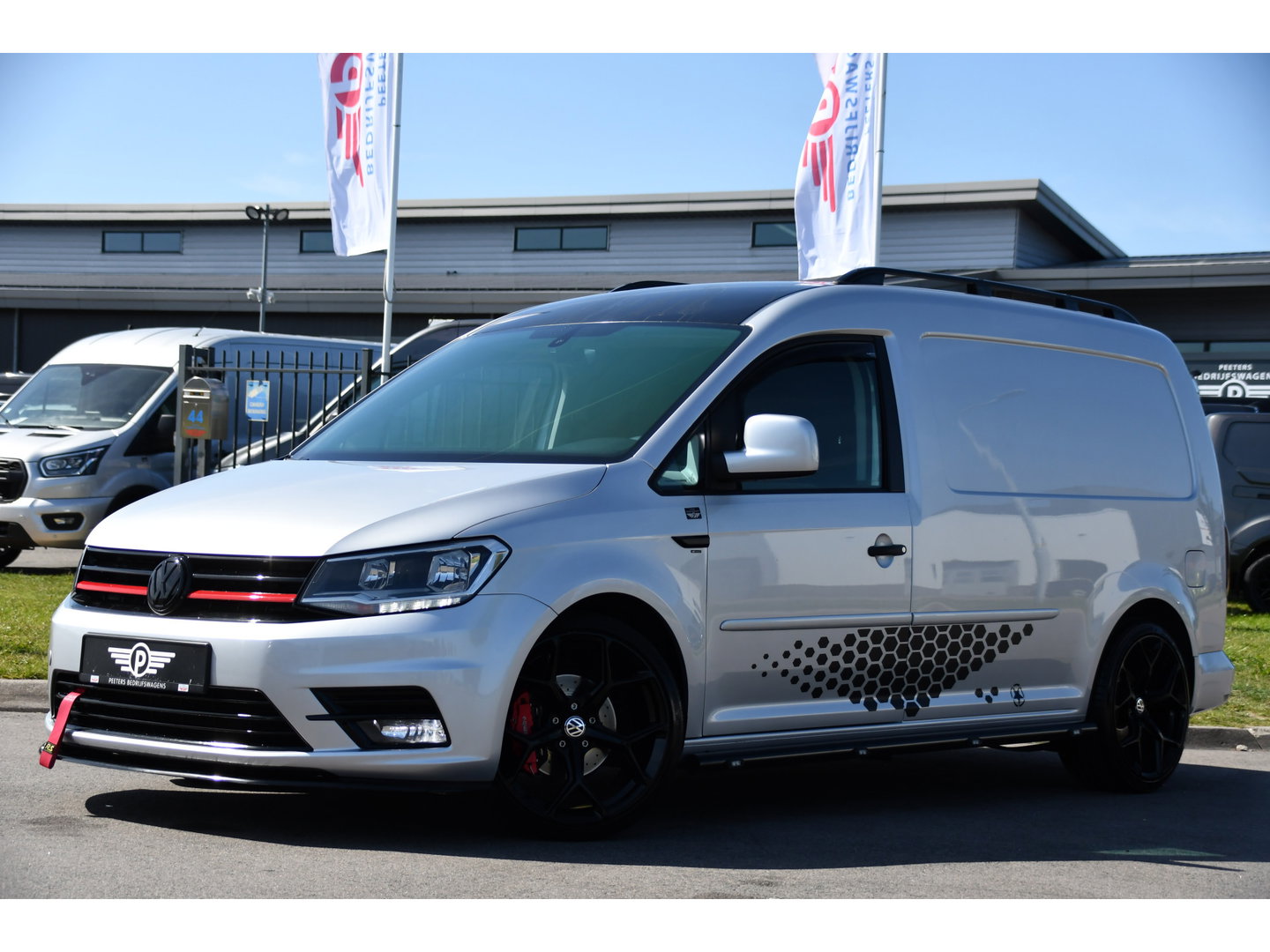 Volkswagen Caddy 2.0 TDI L2H1 BMT Maxi Exclusive PB Edition Cruise, Camera, Carplay, Automaat, 185pk, Alcantara, Sport stoelen, Carbon, Multimedia, Uniek!