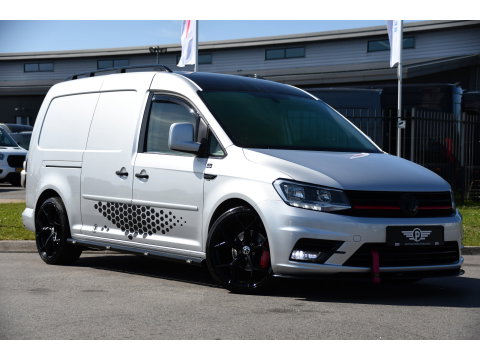 Volkswagen Caddy 2.0 TDI L2H1 BMT Maxi Exclusive PB Edition Cruise, Camera, Carplay, Automaat, 185pk, Alcantara, Sport stoelen, Carbon, Multimedia, Uniek!