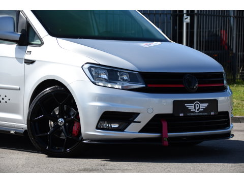 Volkswagen Caddy 2.0 TDI L2H1 BMT Maxi Exclusive PB Edition Cruise, Camera, Carplay, Automaat, 185pk, Alcantara, Sport stoelen, Carbon, Multimedia, Uniek!