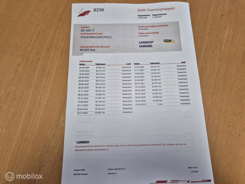 Volkswagen Polo 1.0 TSI Comfortline, Trekhaak, Navi, PDC,NAP