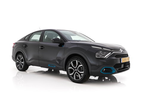 Citroën Ë-C4 X Feel Pack 50 kWh [ 3-Fase-11Kw ] {SOH-91%} (INCL-BTW) *HEATPUMP | FULL-LED | LEATHER-FABRIC | DIGI-COCKPIT | DAB | COMFORTSEATS | CAMERA | ECC | CARPLAY | LANE-ASSIST | PDC | CRUISE | 18''ALU*