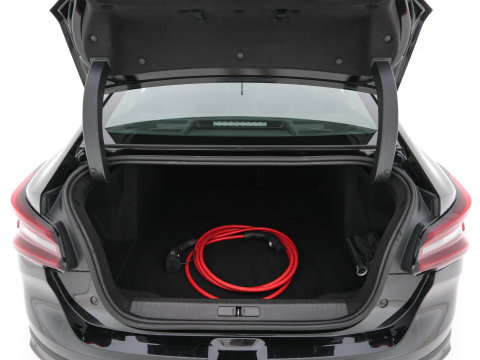 Citroën Ë-C4 X Feel Pack 50 kWh [ 3-Fase-11Kw ] {SOH-91%} (INCL-BTW) *HEATPUMP | FULL-LED | LEATHER-FABRIC | DIGI-COCKPIT | DAB | COMFORTSEATS | CAMERA | ECC | CARPLAY | LANE-ASSIST | PDC | CRUISE | 18''ALU*