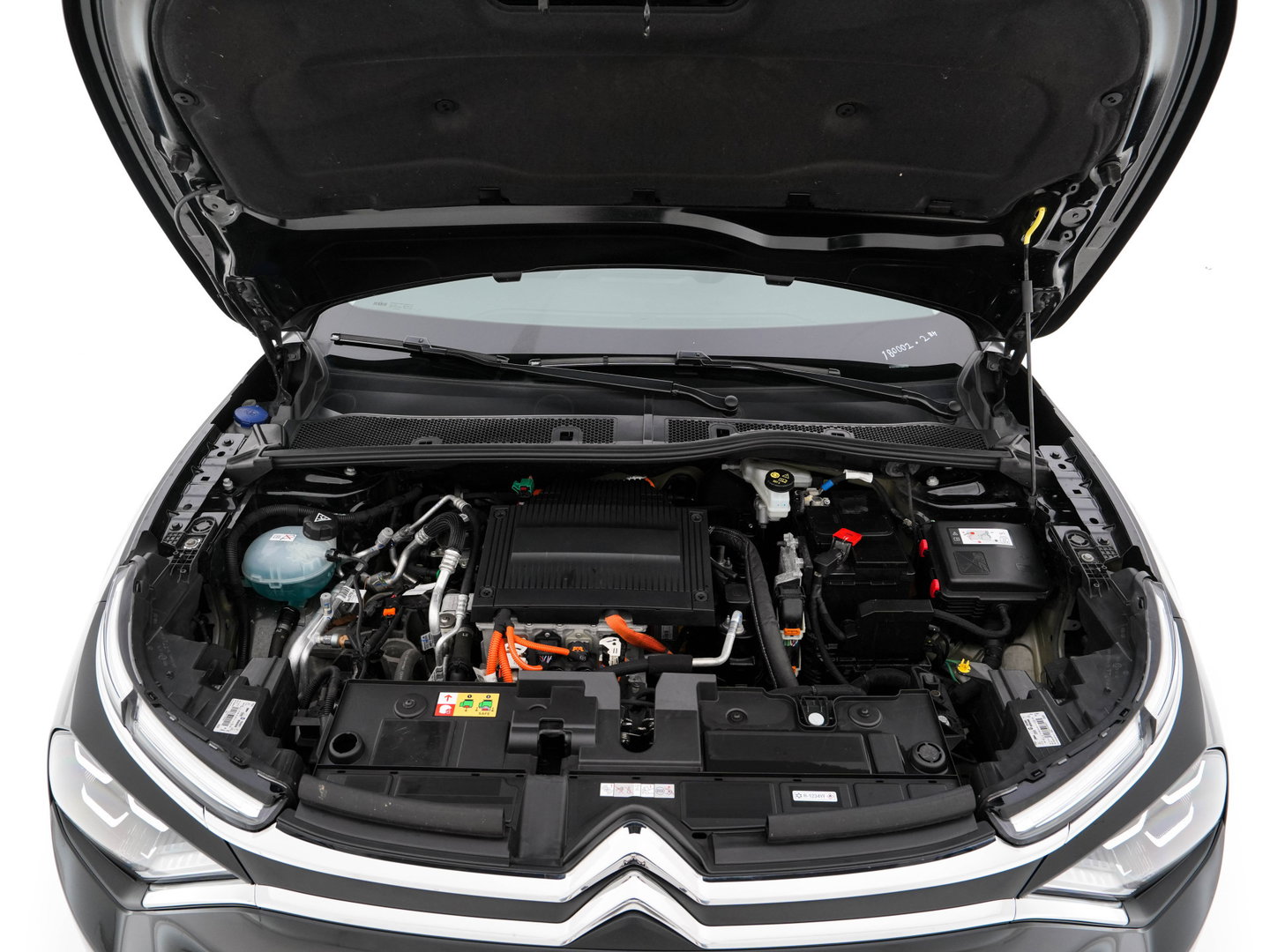 Citroën Ë-C4 X Feel Pack 50 kWh [ 3-Fase-11Kw ] {SOH-91%} (INCL-BTW) *HEATPUMP | FULL-LED | LEATHER-FABRIC | DIGI-COCKPIT | DAB | COMFORTSEATS | CAMERA | ECC | CARPLAY | LANE-ASSIST | PDC | CRUISE | 18''ALU*
