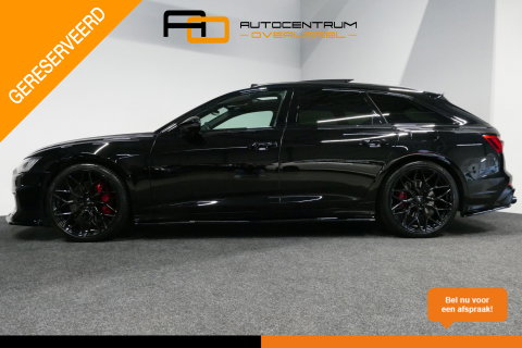 Audi A6 Avant 55 TFSI e quattro S Competition / RS6 Look / S Line / Maxton Design Bodykit V.2 / Panoramadak / Matrix LED / Stoelverwarming voor + achter / Apple Carplay - Android Auto / 21'' Vossen Look / Achteruitrijcamera / Dodehoek detectie / Audi Sound System