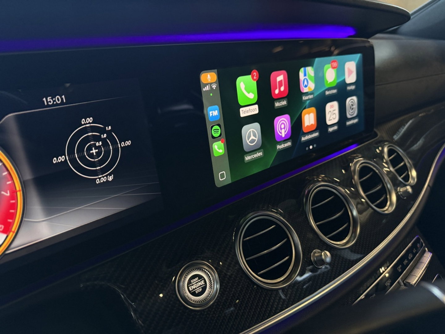 Mercedes-Benz E-Klasse 63S AMG 612PK V8 4-Matic / Burmester 4D / Carbon / AMG Ceramic b