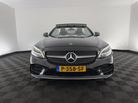 Mercedes-Benz C-Klasse Cabrio 200 AMG Line (INCL-BTW) Aut. *LEATHER-MICROFIBRE | FULL-LED | HEATED-SPORTSEATS | KEYLESS | AIRSCARF | NAVI-FULLMAP | DAB | CAMERA | AMBIENTLIGHT | AIRCAP | ECC | PDC | CRUISE | DRAFT-STOP | 18''ALU
