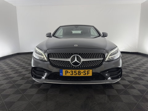 Mercedes-Benz C-Klasse Cabrio 200 AMG Line (INCL-BTW) Aut. *LEATHER-MICROFIBRE | FULL-LED | HEATED-SPORTSEATS | KEYLESS | AIRSCARF | NAVI-FULLMAP | DAB | CAMERA | AMBIENTLIGHT | AIRCAP | ECC | PDC | CRUISE | DRAFT-STOP | 18''ALU