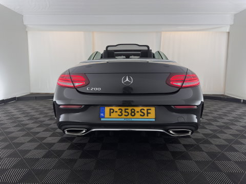 Mercedes-Benz C-Klasse Cabrio 200 AMG Line (INCL-BTW) Aut. *LEATHER-MICROFIBRE | FULL-LED | HEATED-SPORTSEATS | KEYLESS | AIRSCARF | NAVI-FULLMAP | DAB | CAMERA | AMBIENTLIGHT | AIRCAP | ECC | PDC | CRUISE | DRAFT-STOP | 18''ALU