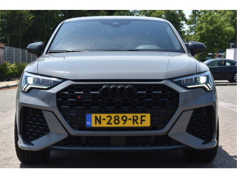 Audi Q3 Sportback TFSI RS 400pk Assist.pakket | Miltec | Nardo grey | Open dak | 360 gr.camera | Keyless | Full LED | Historie | ABT |