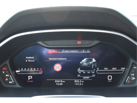 Audi Q3 Sportback TFSI RS 400pk Assist.pakket | Miltec | Nardo grey | Open dak | 360 gr.camera | Keyless | Full LED | Historie | ABT |