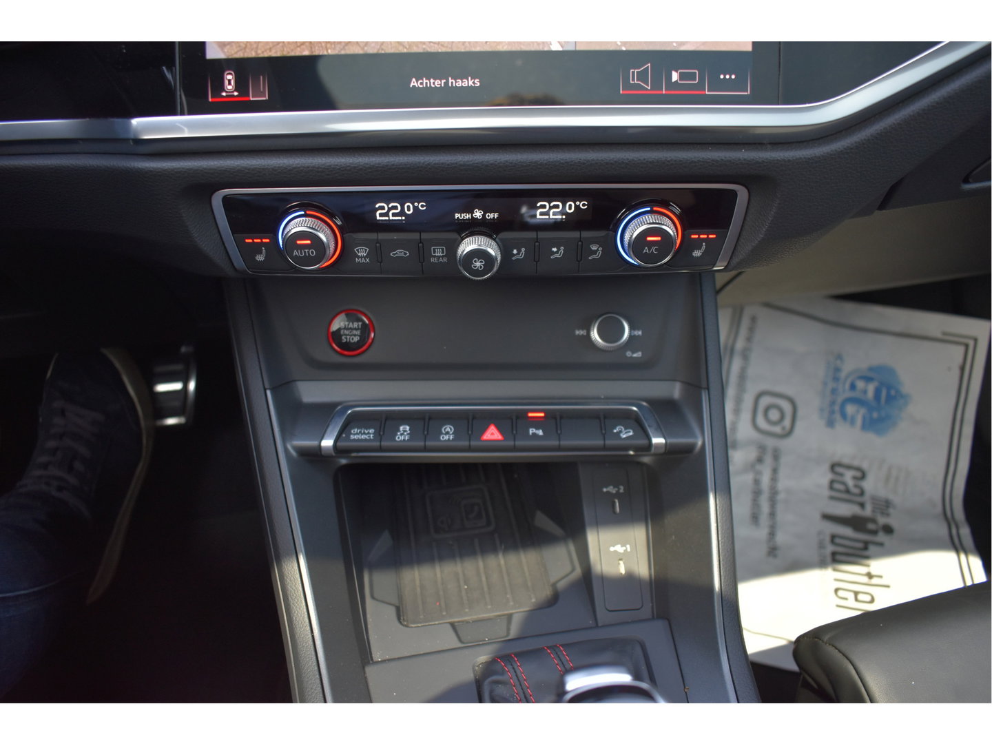 Audi Q3 Sportback TFSI RS 400pk Assist.pakket | Miltec | Nardo grey | Open dak | 360 gr.camera | Keyless | Full LED | Historie | ABT |