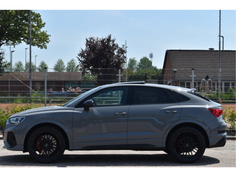 Audi Q3 Sportback TFSI RS 400pk Assist.pakket | Miltec | Nardo grey | Open dak | 360 gr.camera | Keyless | Full LED | Historie | ABT |
