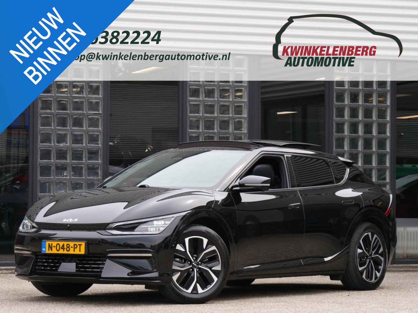 Kia Ev6 77kWH GT-LINE/ SCHUIFDAK/ TREKHAAK/ 360° CAMERA/ HEAD-UP/ SOH 100%