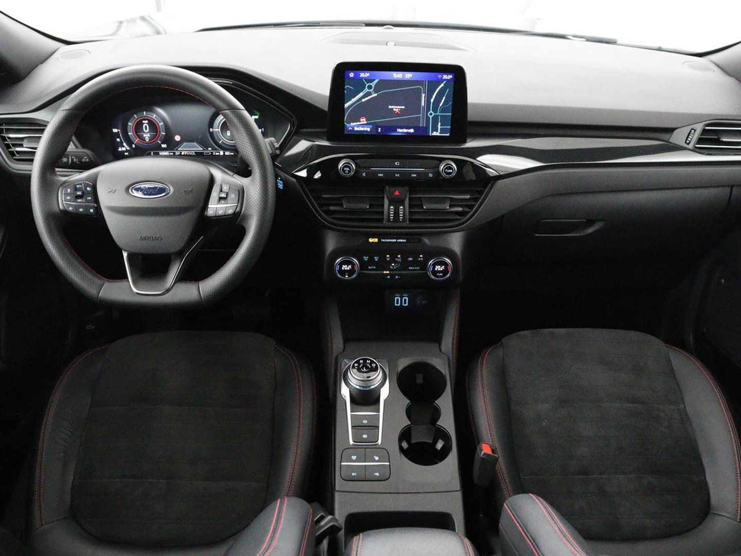 Ford Kuga 2.5 PHEV ST-Line | SOH 94,5% | Adaptive cruise | Leder/Alcantara | Camera | Carplay | Side Assist | Navigatie | Keyless | Parkeerhulp | Elektrische kofferklep | Climate control | Plug In