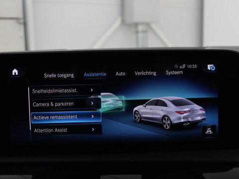 Mercedes-Benz CLA-Klasse 180 Business Solution Progressive | Stoelverwarming | Carplay | Sfeerverlichting | Half leder | Camera | Navigatie | Widescreen | Full LED | Park Assist | DAB | 18'' velgen | Cruise control